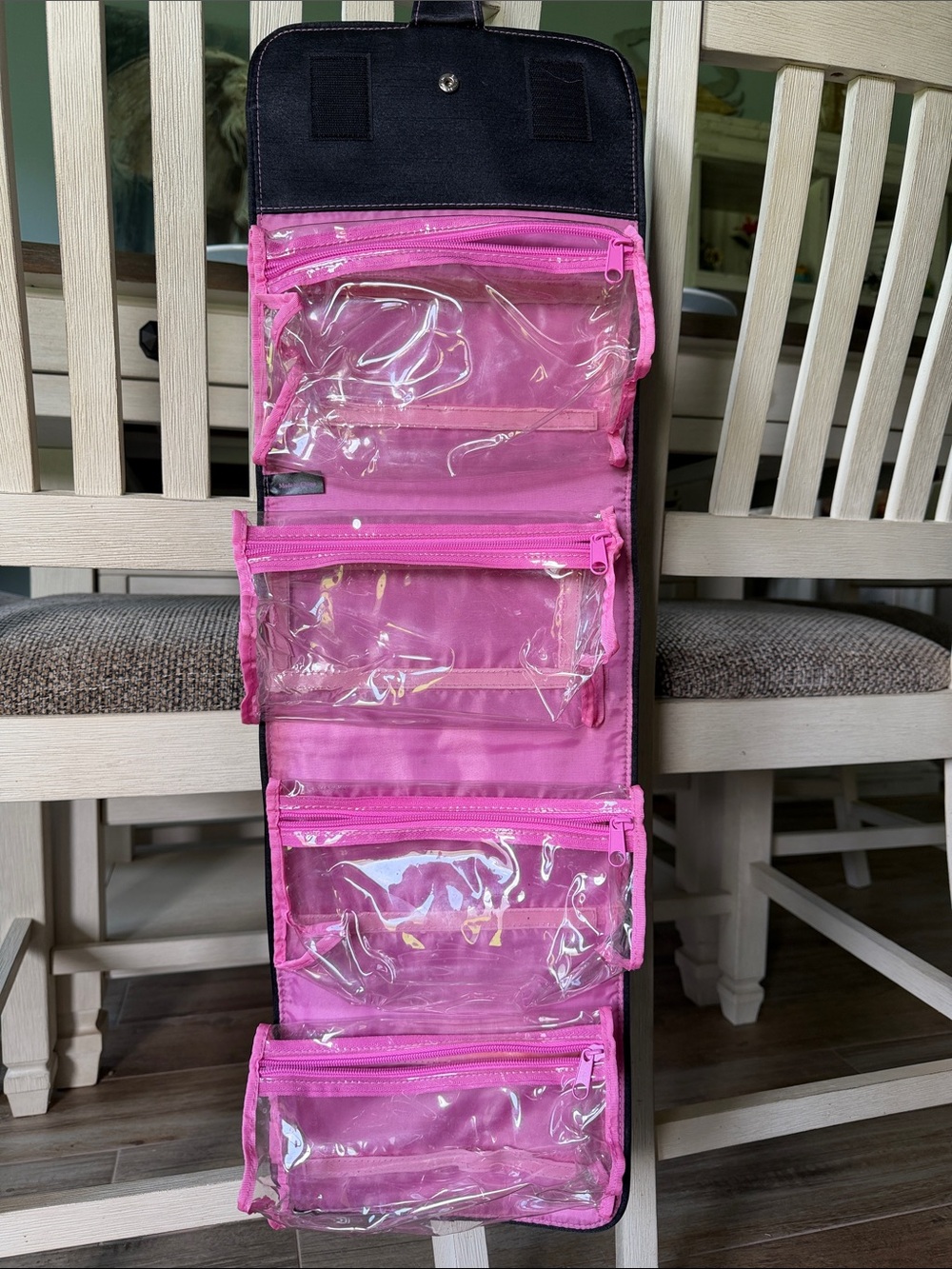Mary Kay Pink Clear Hanging Makeup Organizer
